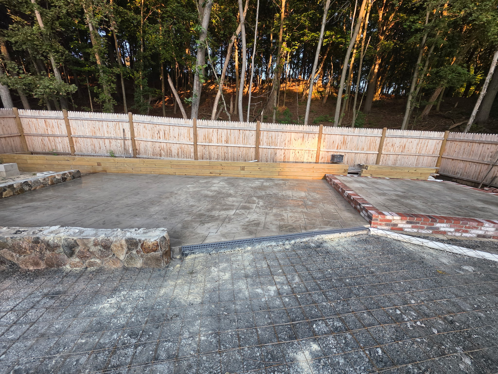 Vapor barrier and moisture protection for basement concrete
